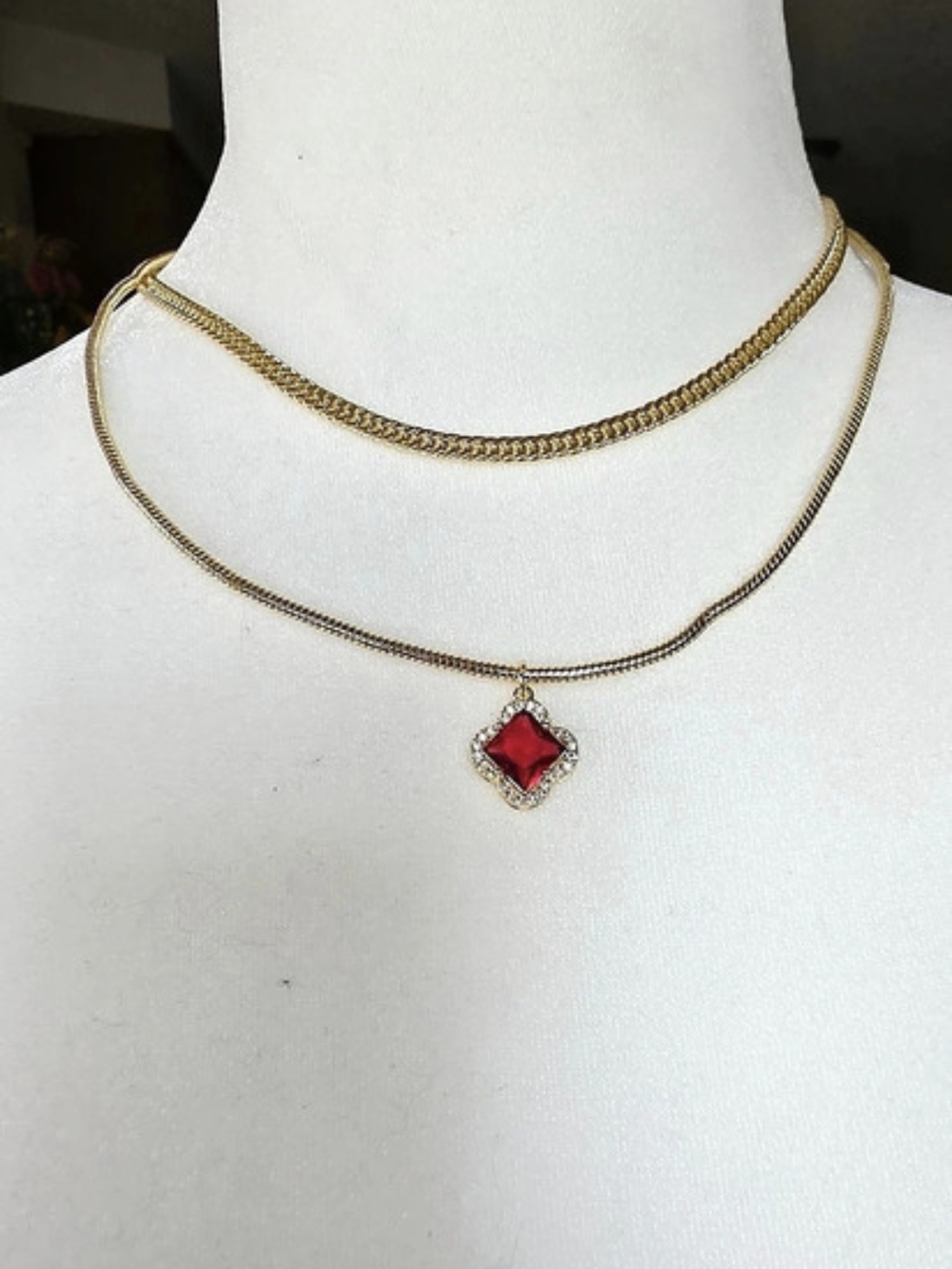 Cadena Doble Oro Laminado 14k